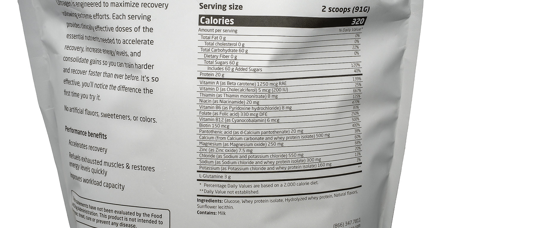 First Endurance Ultragen Recovery Drink Mix 15 Servings