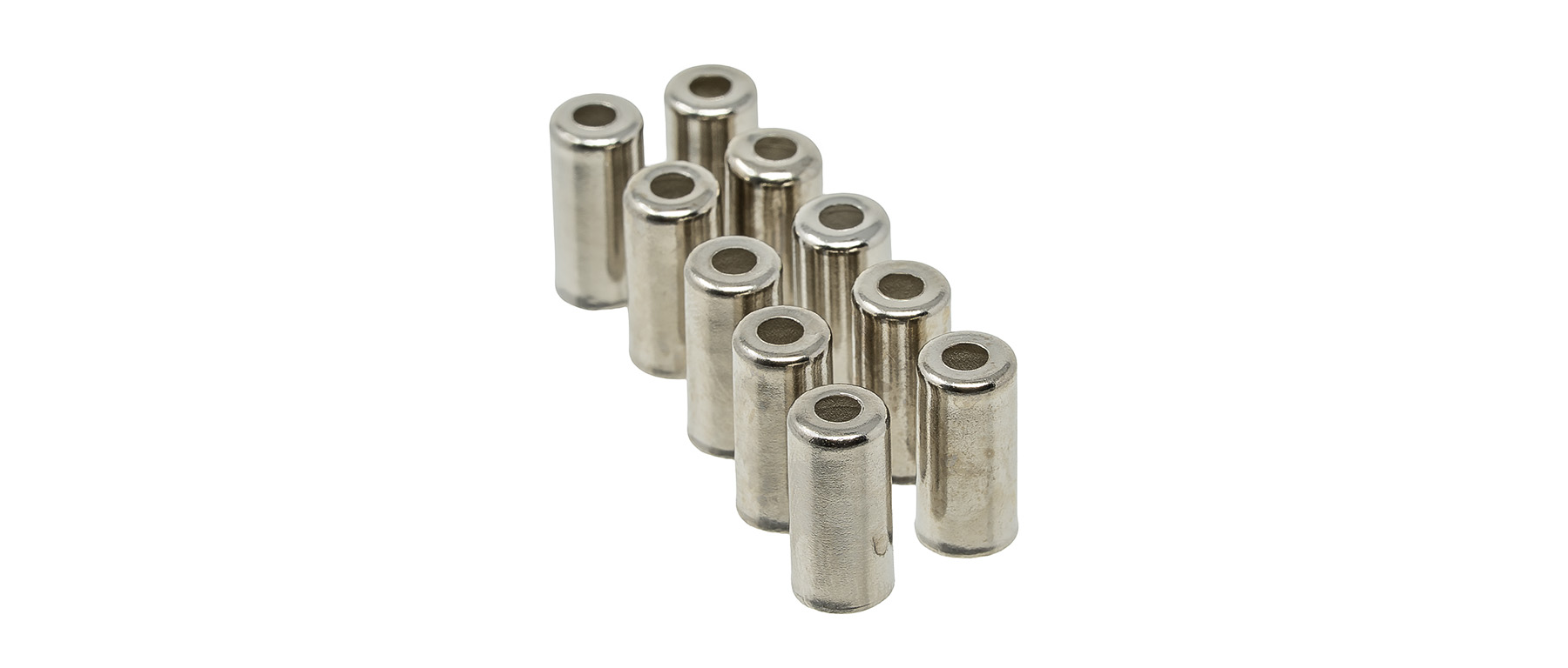 Cane Creek Chrome Brake Cable Ferrules 5mm 10 pack