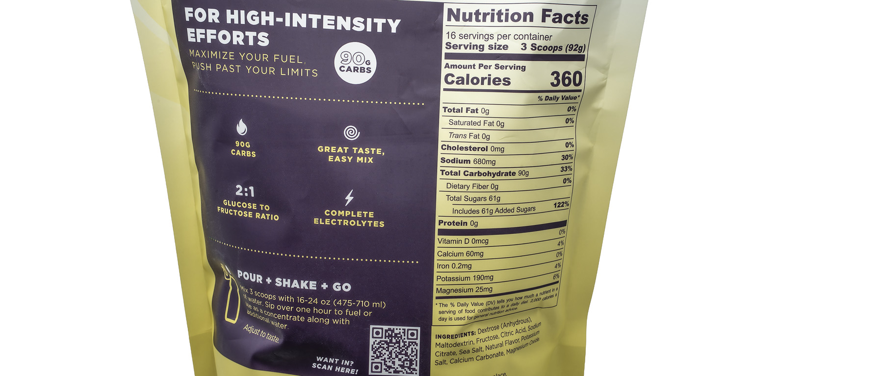 Tailwind High Carb Fuel 16-Serving