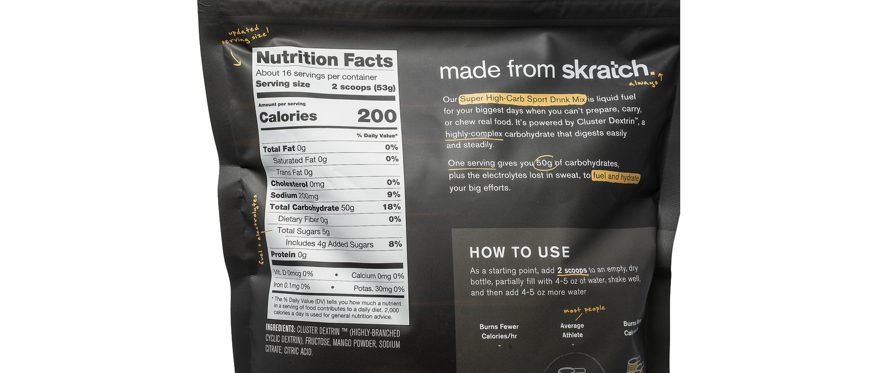Skratch Labs Super High-Carb Sport Drink Mix 8-Serving