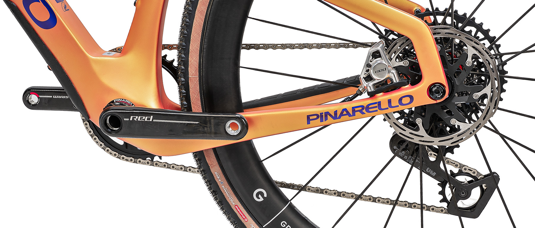 Pinarello Grevil F9 Red XPLR AXS Bicycle SAMPLE