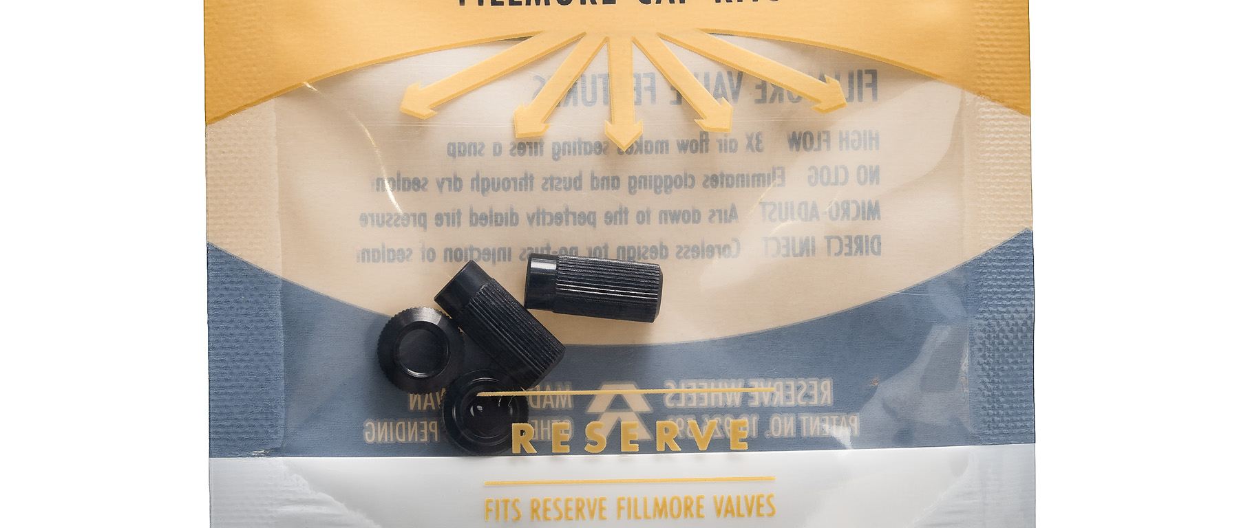 Reserve Fillmore Tubeless Valve Cap Kit