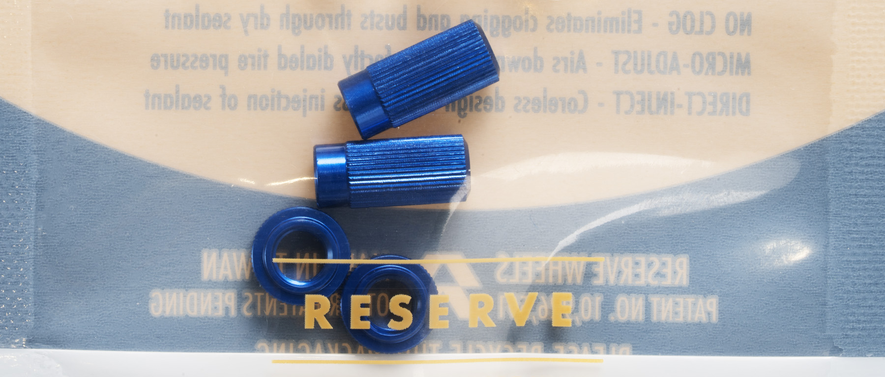 Reserve Fillmore Tubeless Valve Cap Kit