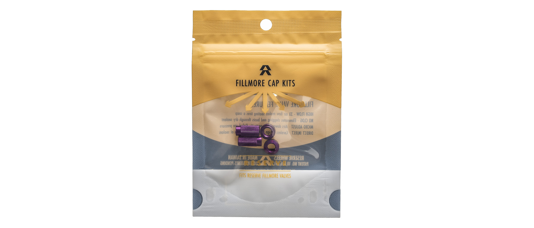 Reserve Fillmore Tubeless Valve Cap Kit