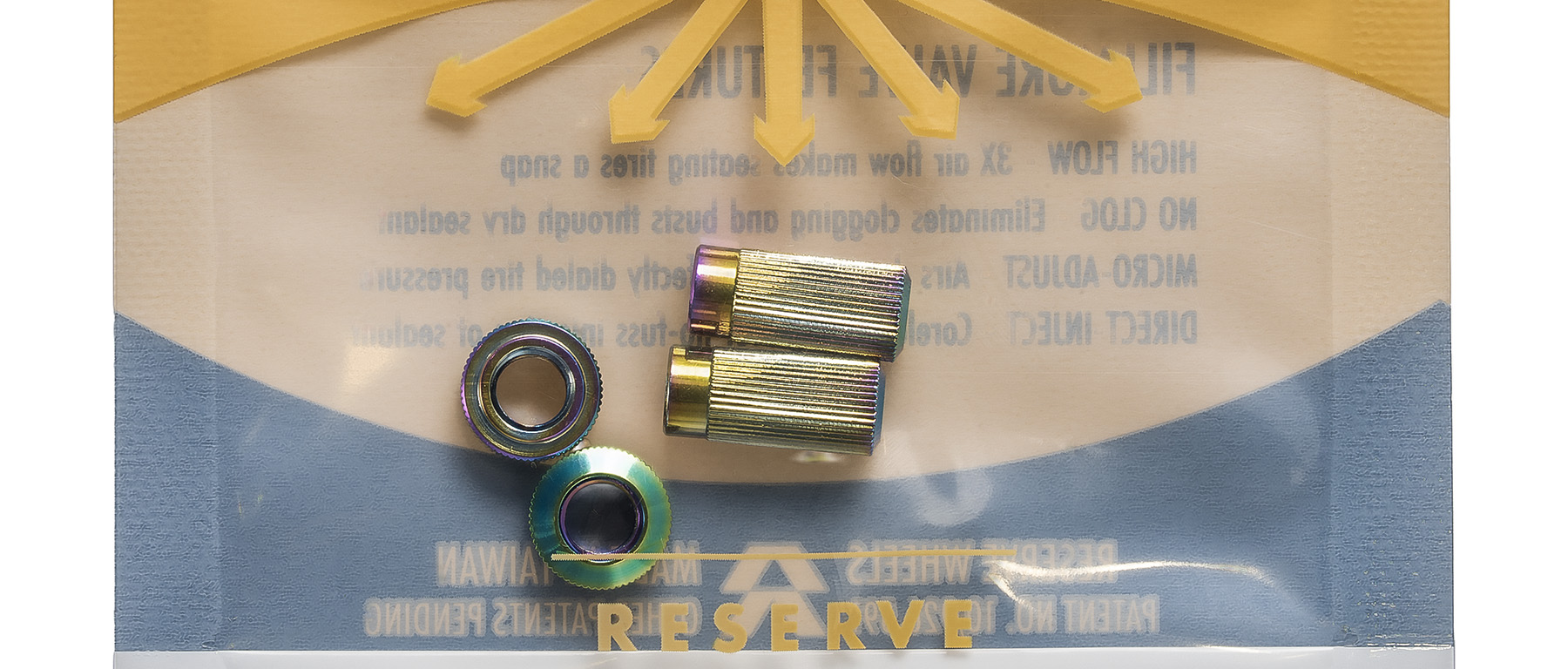 Reserve Fillmore Tubeless Valve Cap Kit