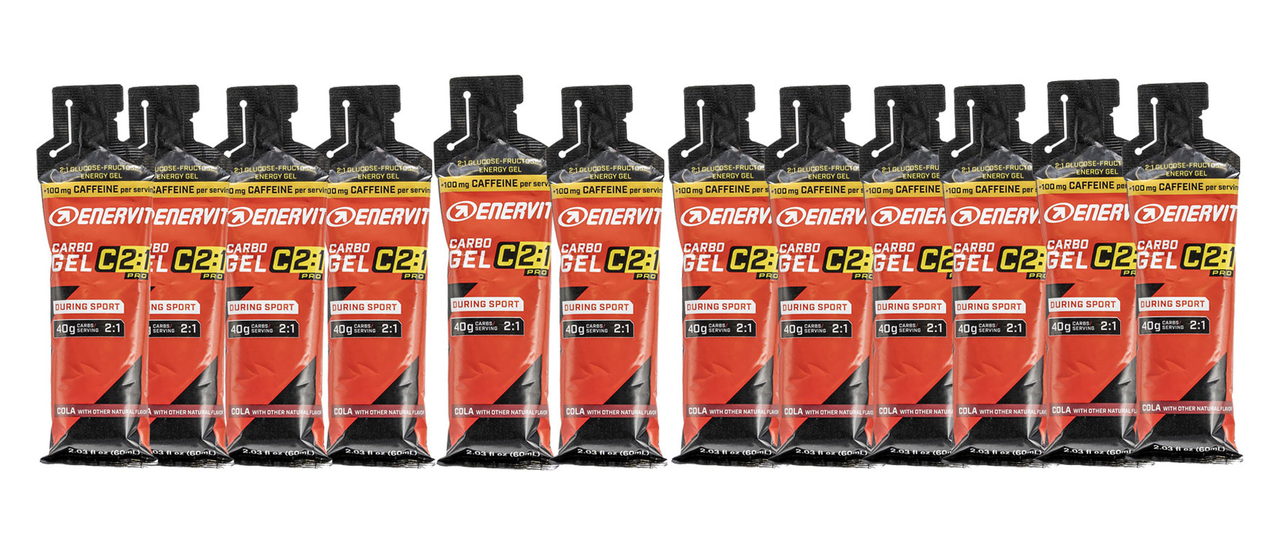 Enervit C2:1PRO Carbo Gel Bag of 12