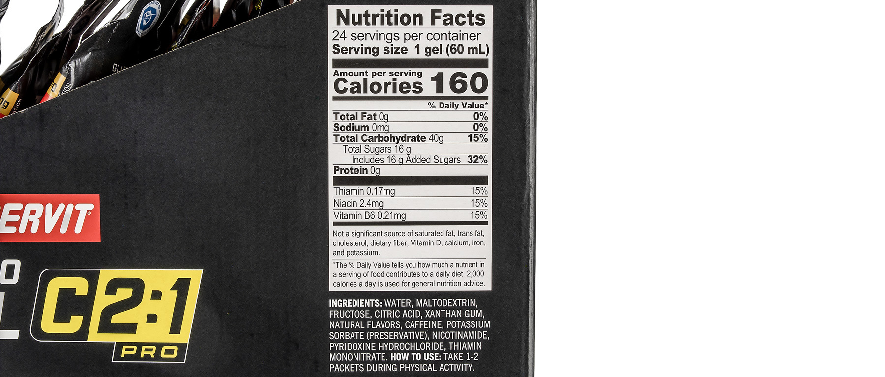 Enervit C2:1PRO Carbo Gel Bag of 12