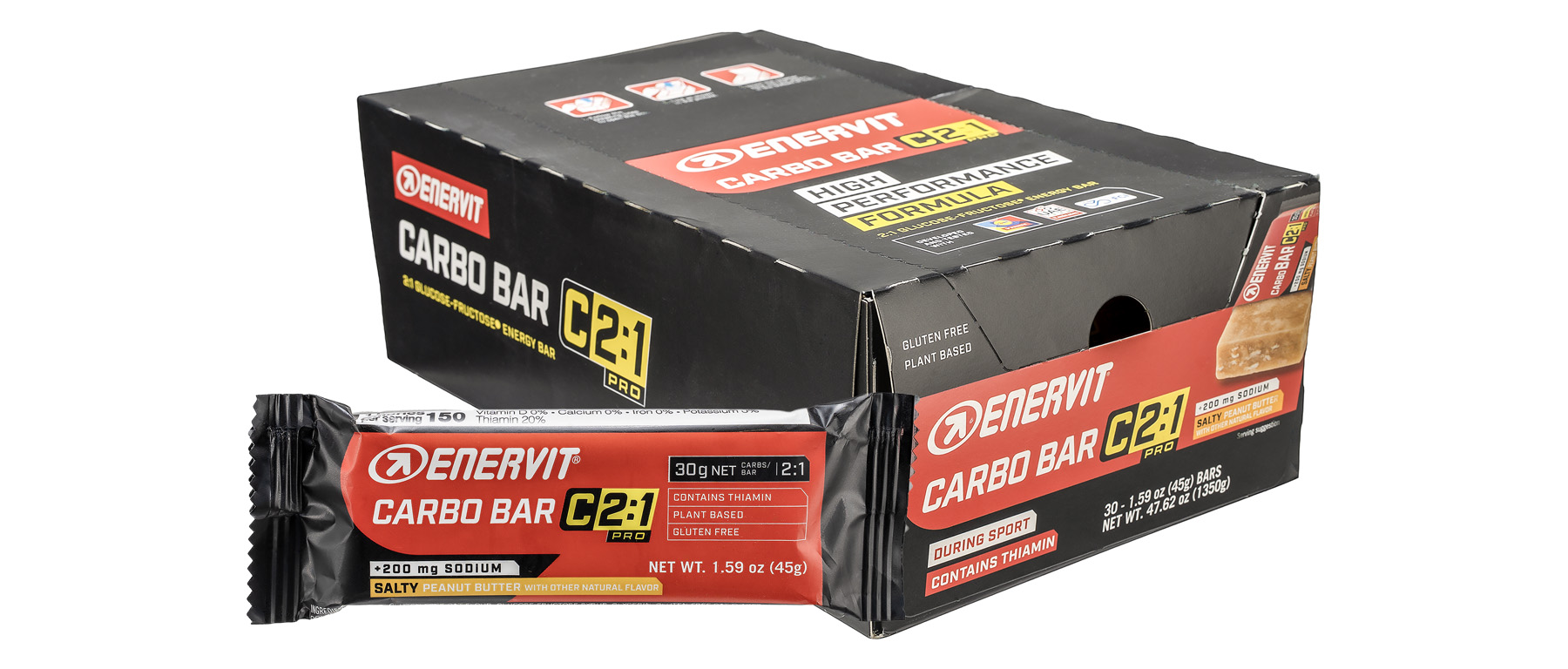Enervit C2:1PRO Carbo Bar Box of 30