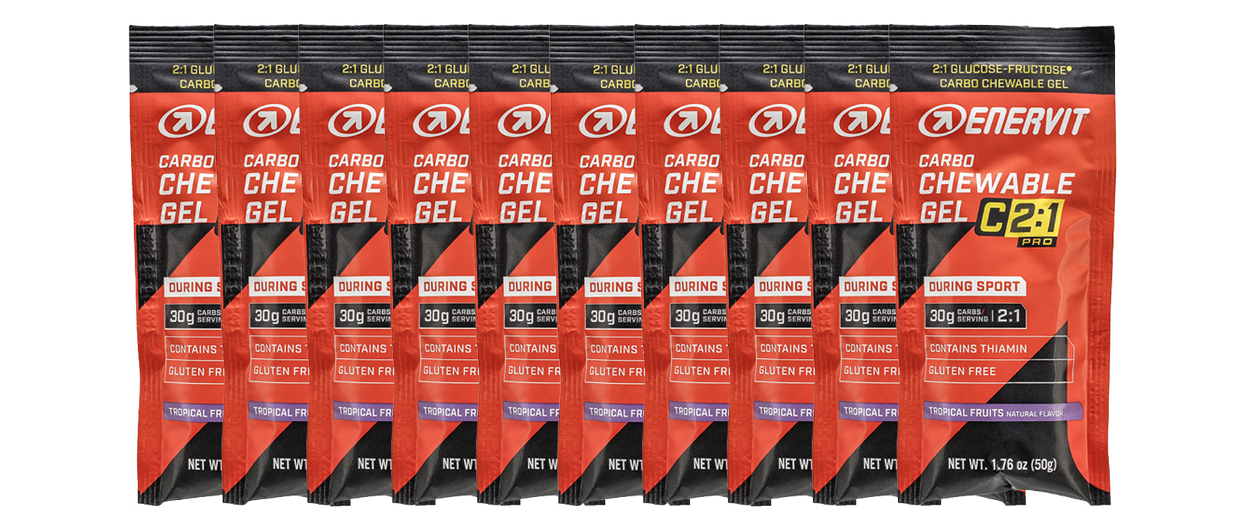 Enervit C2:1PRO Carbo Chewable Gel Bag of 10