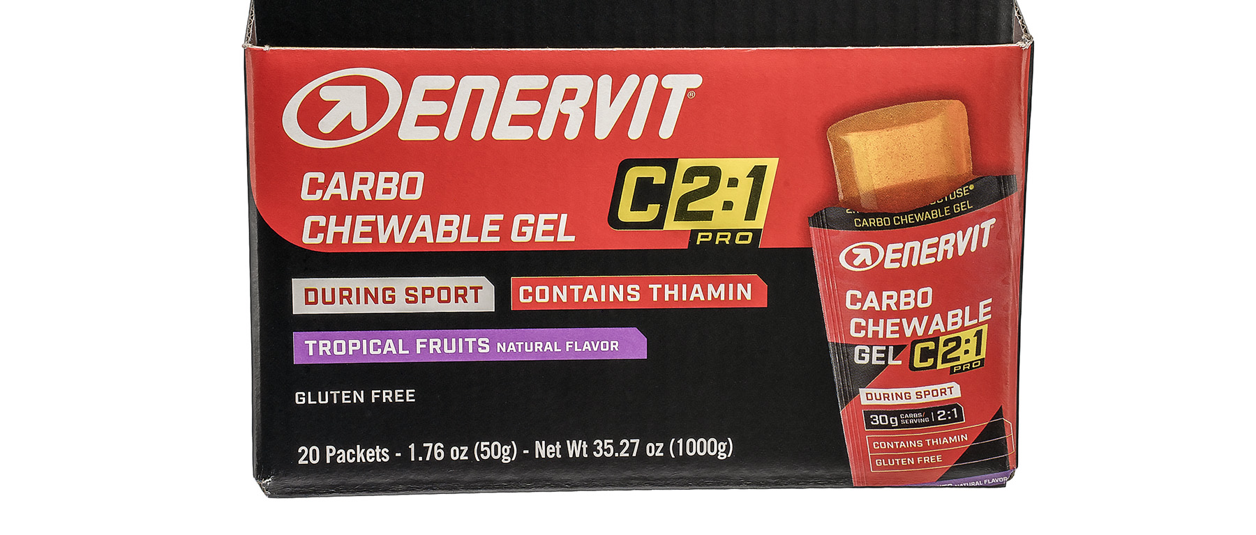 Enervit C2:1PRO Carbo Chewable Gel Box of 20