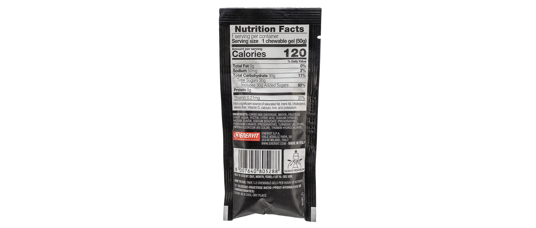 Enervit C2:1PRO Carbo Chewable Gel Box of 20
