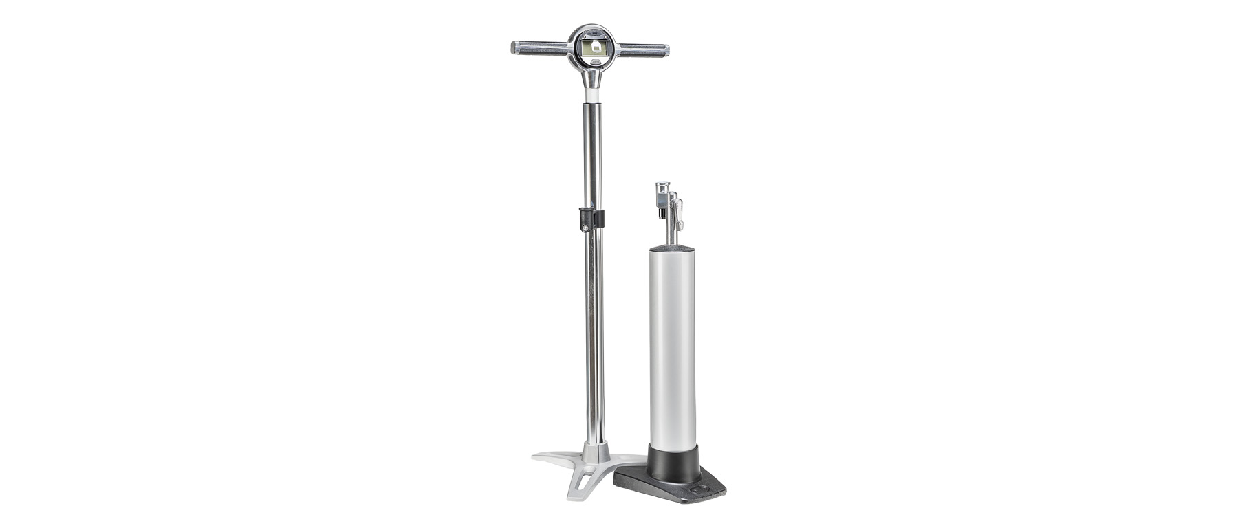 Crank Brothers Klic Digital Gauge + Canister Floor Pump