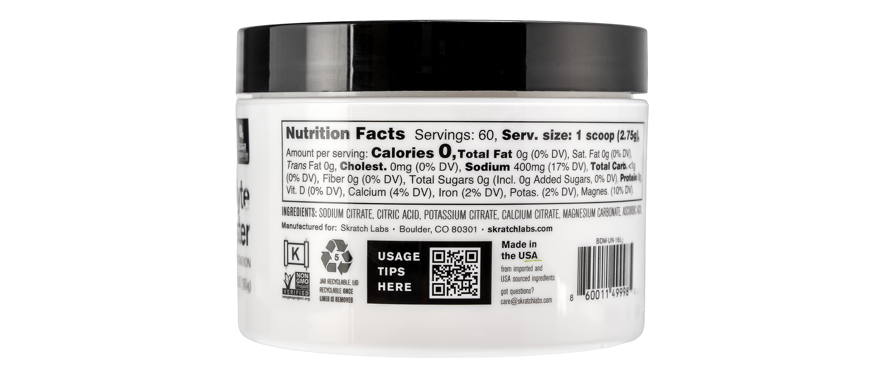 Skratch Labs Electrolyte Booster 60-Serving