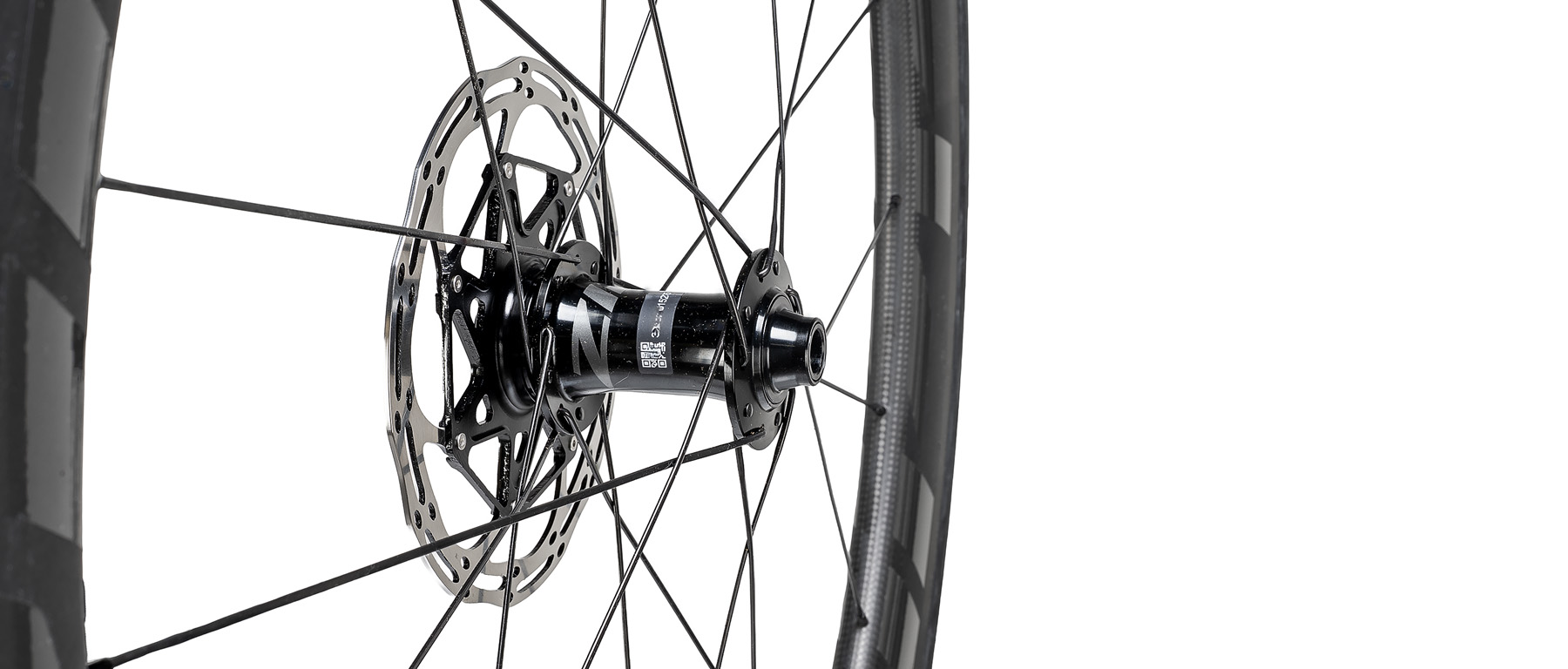 Zipp 404 S Carbon Tubeless Disc Front Wheel DEMO