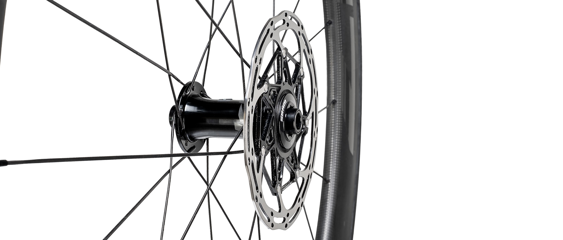Zipp 404 S Carbon Tubeless Disc Front Wheel DEMO