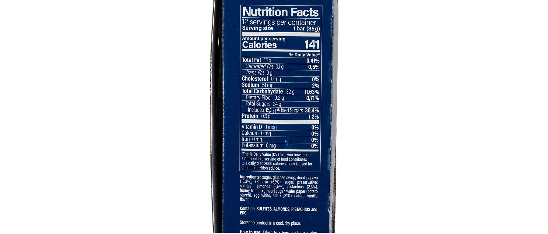 Amacx Energy Nougat Bar