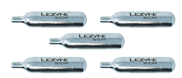 Lezyne 20 Gram CO2 Cartridge - 5 Pack