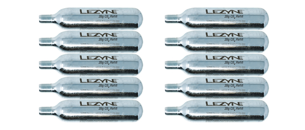 Lezyne 20 Gram CO2 Cartridge - 10 Pack