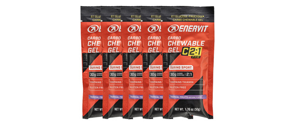 Enervit C2:1PRO Carbo Chewable Gel Bag of 5