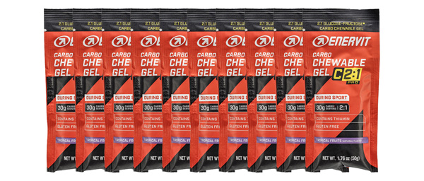 Enervit C2:1PRO Carbo Chewable Gel Bag of 10